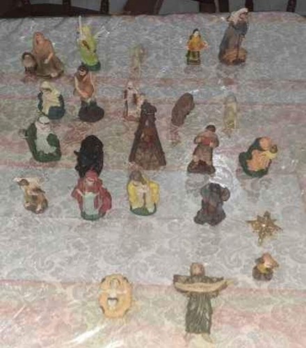 Statuine del presepe vintage - statuine,