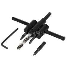 FRESA A COMPASSO PER FORARE CARTONGESSO DA 30 A 120mm