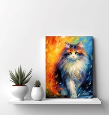 Stampa tela animale gatto