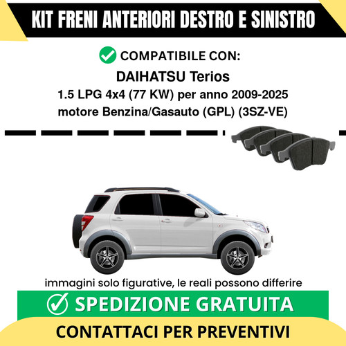 Pastiglie freno anteriori per - pastiglie,