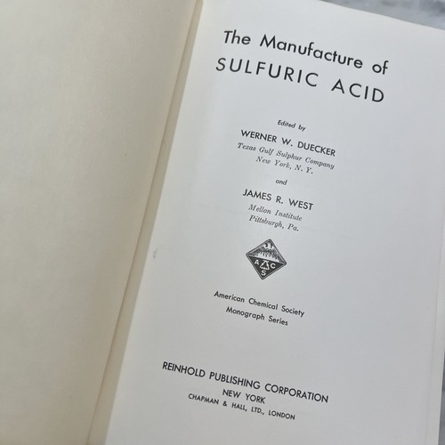 The manufacture sulfuric - manufacture,