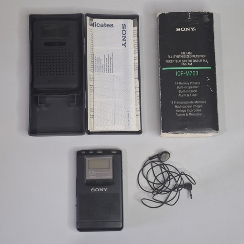 Sony icf m703 pocket radio - icf-m703,