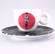 UNUSED Illy Art collection 2009 tazzina cup PEDRO ALMODOVAR espresso