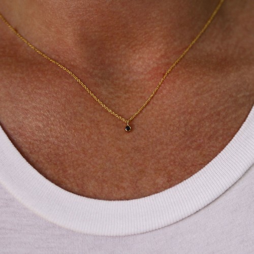 Collana una pietra - , lunetta