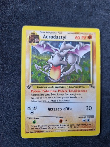 Aerodactyl holo 62 - holo, 1/62