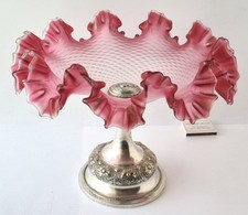 Centrotavola In Vetro E Ottone