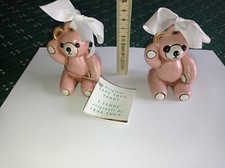 Lotto 2x Thun Lene Teddy Tomy Orso Orsetto Orsacchiotto Fuori Produzione Vintage