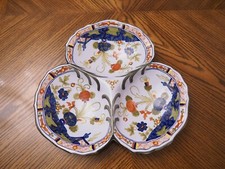 Nuovo AMM Pottery 23020 FAENZA GAROFANO Servizio piatto tre pezzi 12" Made in Italy