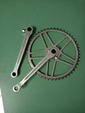 guarnitura 48 denti Coppi bici Sportiva acciaio chiavette eroica  vintage 