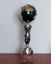 COPPA CON GLOBO PER PREMIAZIONI SPORTIVE ALTEZZA CON BASE DI MARMO 40,00 CM.