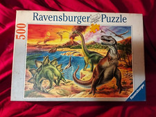 Ravensburger puzzle 500 pezzi dinosaur world vintage