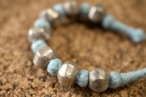 Bracciale indiano cotone - indiano, in