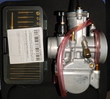CARBURATORE Racing a VALVOLA PIATTA PWK 26 per Vespa/Moto 2 Tempi  + KIT GETTI