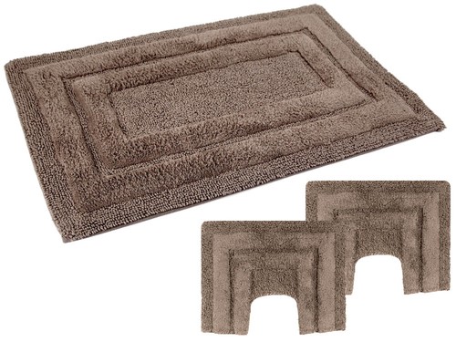 Set pezzi tappeti bagno - set, 3