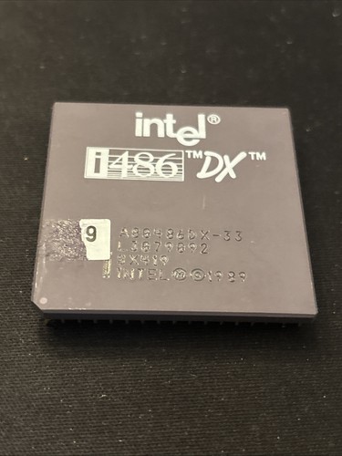 Intel 486 a80486dx 33 raro - 486, dx