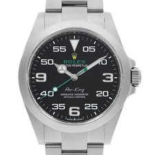 ROLEX Air king 126900 nero numero casuale seconda mano uomo