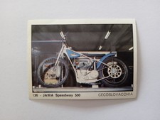 FIGURINA MOTO 2000 PANINI 1972 JAWA SPEEDWAY 500 n 126 CON VELINA