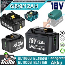 Batteria 18V 6.0Ah 8Ah 9Ah