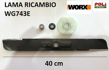 WORX WG743E RASAERBA TAGLIAERBA A BATTERIA KIT LAMA RICAMBIO ORIGINALE 40 CM