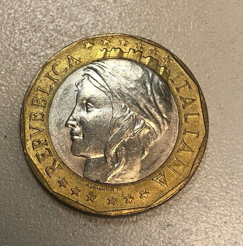 Moneta 1000 lire 1997 errore - moneta,