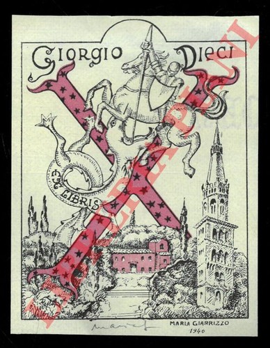 Exlibris giarrizzo maria - exlibris,