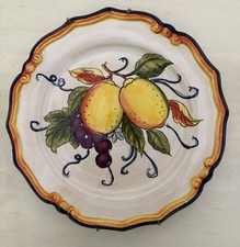 Piatto decorativo rotondo in