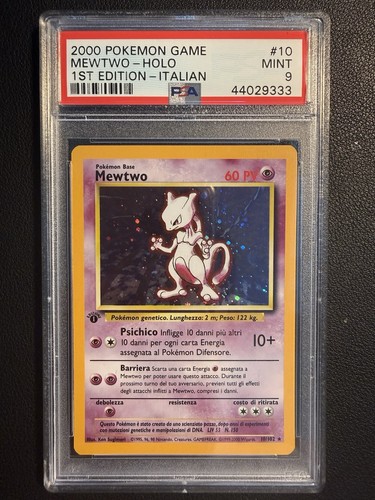 Pokemon psa mewtwo - 9, holo