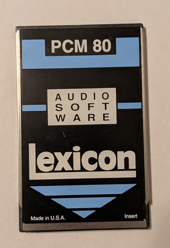 Scheda algoritmo lexicon pcm80 - algoritmo,