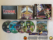 Lunar Silver Star Story Completo PS1 - NTSC-U/C USA OTTIME CONDIZIONI Art Book Mappa Colonna Sonora
