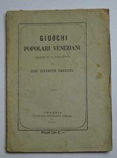 BERNONI GIUSEPPE. Giuochi