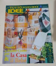  TUTTO IDEE, PUNTO CROCE N. 78 SETTEMBRE 1999, LAVORI SPECIAL, CUCIRINI