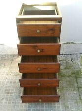 Cassettiera Mobiletto cucina Snaidero pino rosso pensile base 45x88x58 mobile