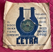 78 giri 12 pollici Cetra: LA