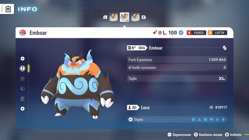 Emboar alfa shiny 6iv - emboar, +