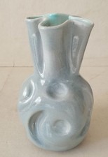 Bel Vaso in ceramica grigia -
