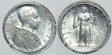 Vaticano 1953 5 Lire 198660
