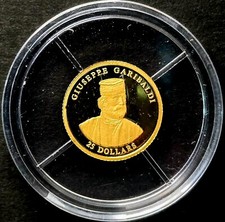 Medaglia oro liberia 25 - d'oro, 25$