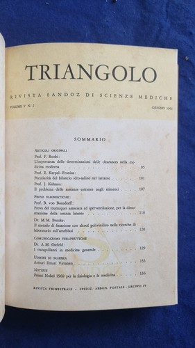 Triangolo sandoz 28 - 28, riviste