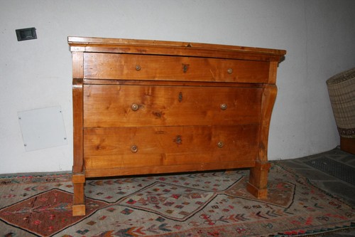 Cassettone impero due cassetti - due,