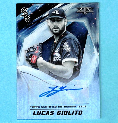 Autografo lucas giolito 2017 - giolito,