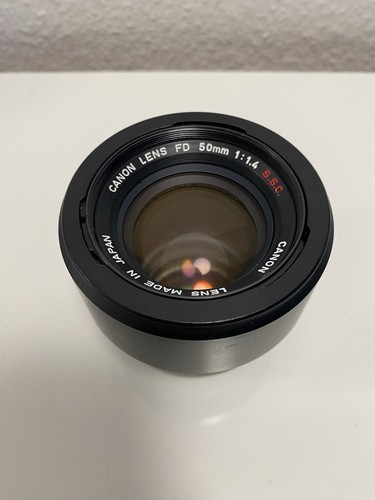 Canon 50mm s c - fd, f/1.4