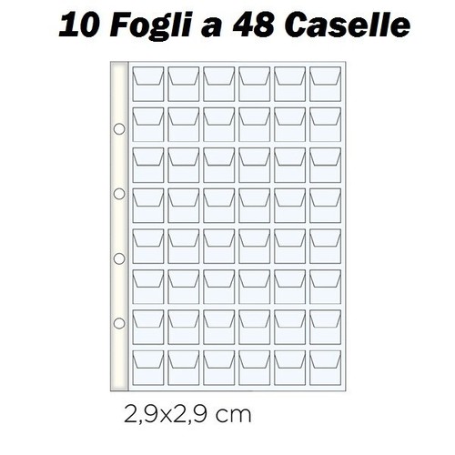 Fogli inserti caselle per - fogli, 48