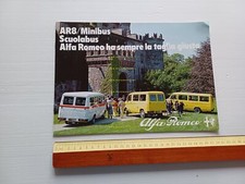 Alfa Romeo furgone AR 8 30-35 Scuolabus 1981 depliant originale italiano