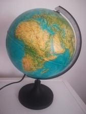 Mappamondo Nova Rico Ricoglobus luminoso, girevole, vintage