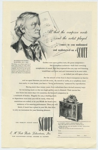Scott radio golden note - scott,