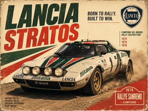Lancia stratos alitalia - stratos, hf
