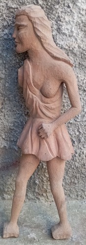 Scultura lignea antica figura - lignea,