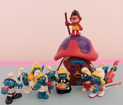 Puffi schleich un fungo - un,