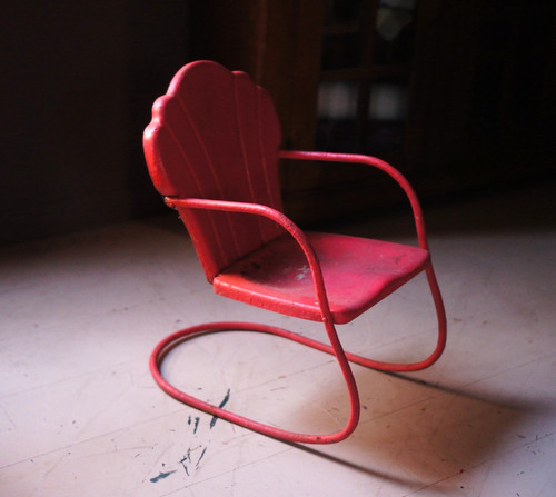 Piccola sedia dondolo - a,