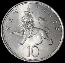Regno Unito 10 Pence Nuovi